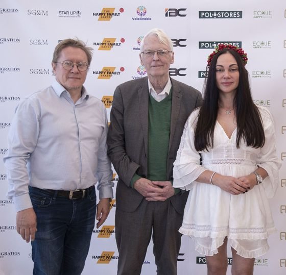 Viktor Kozyrev, Cllr. Charlie O'Connor, and Mila Kulinich